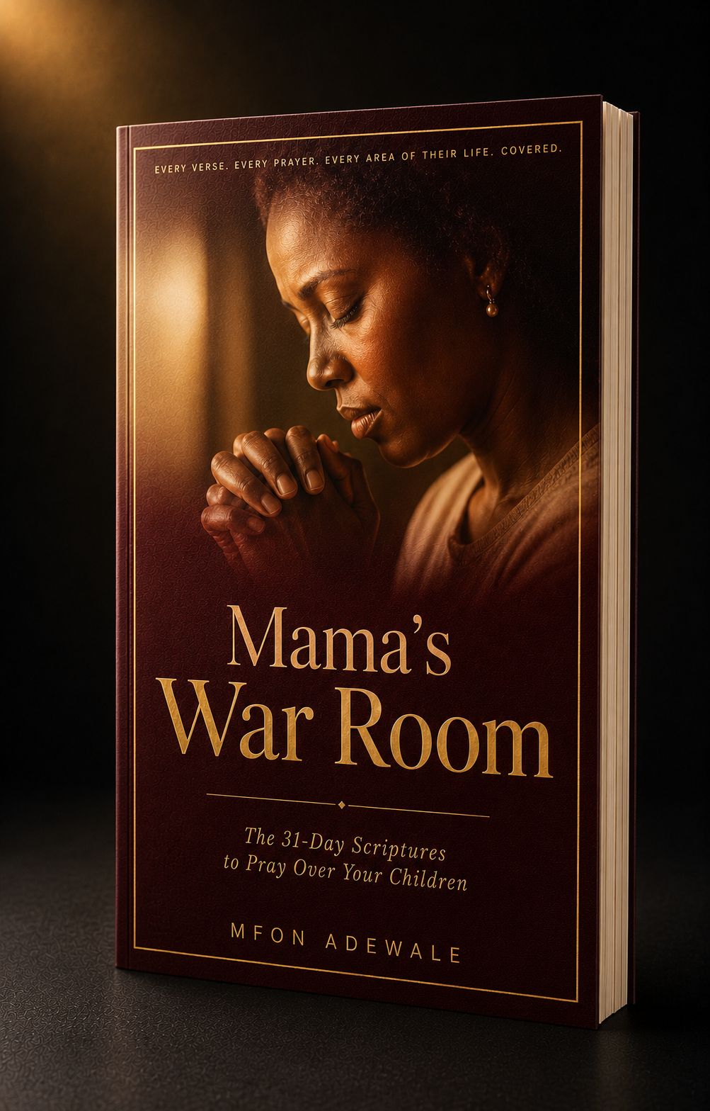 Mama's War Room Prayer Journal Mockup
